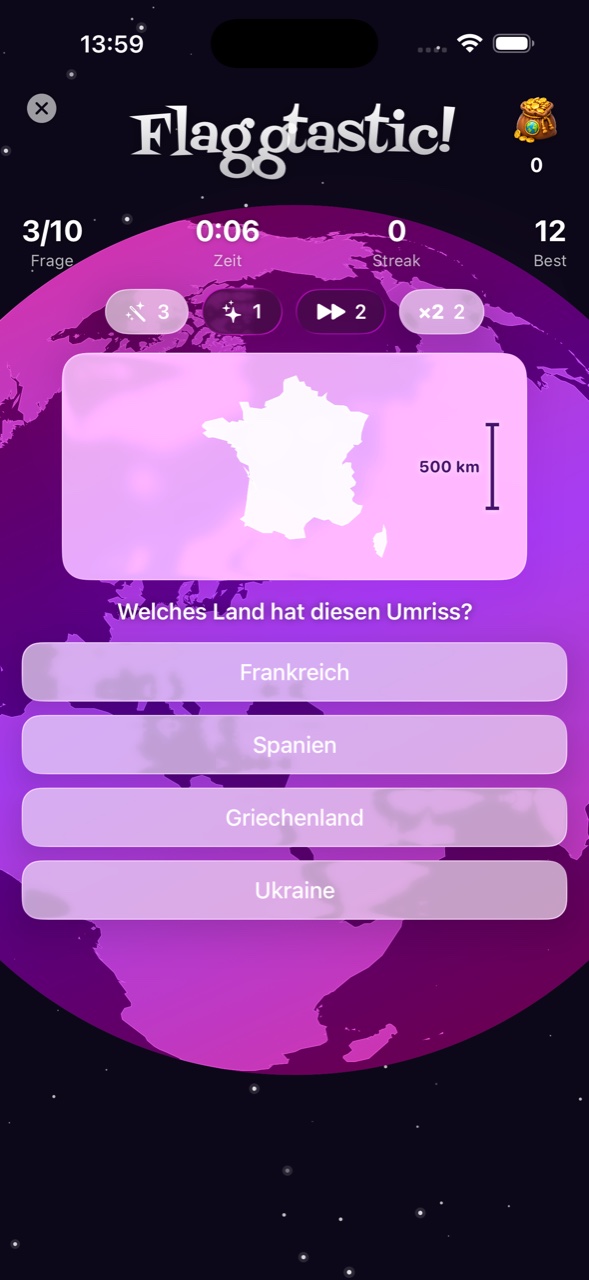 Umriss-raten-Quiz